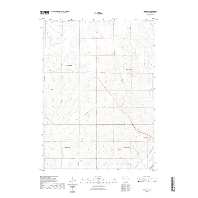 2018 Map of Denison SW, 2018 Print