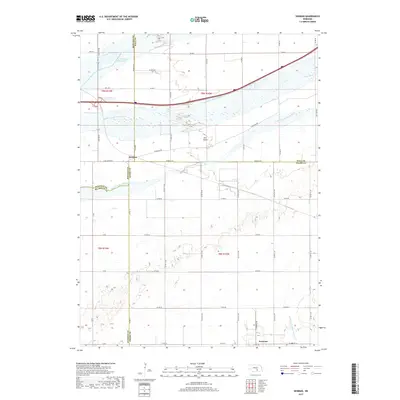 2017 Map of Denman, 2017 Print