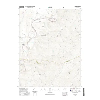 2014 Map of Denmar, 2014 Print