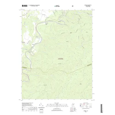 2019 Map of Denmar, 2019 Print