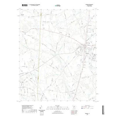 2020 Map of Denmark, 2020 Print