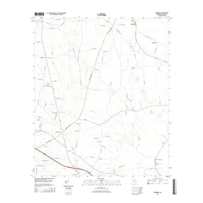 2014 Map of Denmark, 2014 Print