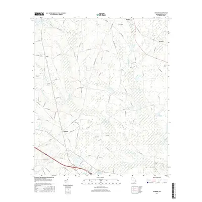 2017 Map of Denmark, 2017 Print