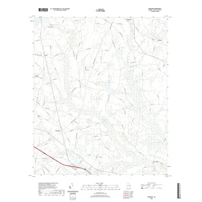 2020 Map of Denmark, 2020 Print