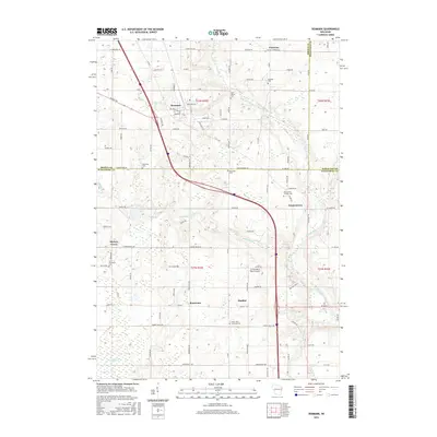 2015 Map of Denmark, 2015 Print