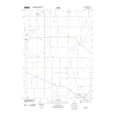 2010 Map of Denmark, 2010 Print
