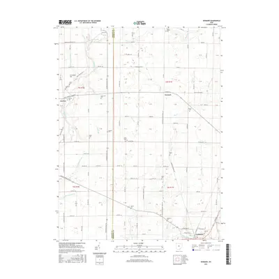 2016 Map of Denmark, 2016 Print