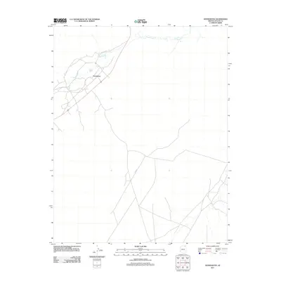 2011 Map of Dennehotso, 2011 Print