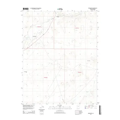 2014 Map of Dennehotso, 2014 Print