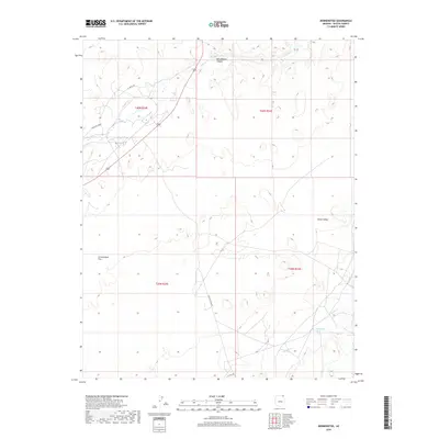 2018 Map of Dennehotso, 2018 Print