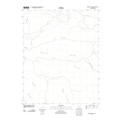 2010 Map of Dennis Canyon, 2010 Print