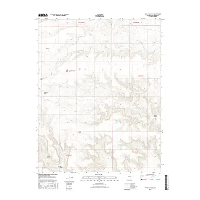 2016 Map of Dennis Canyon, 2016 Print