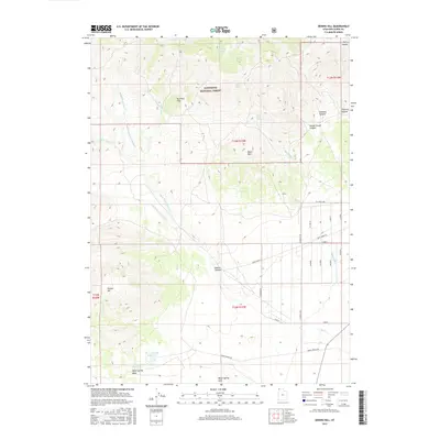 2017 Map of Dennis Hill, 2017 Print