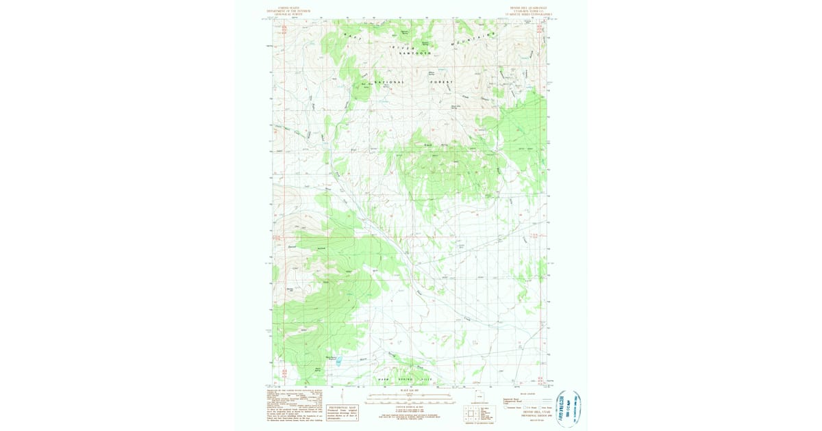 1990s Maps of Utah | Pastmaps