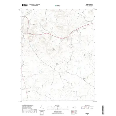 2019 Map of Dennis, 2019 Print