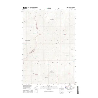 2013 Map of Dennis Mountain, 2013 Print