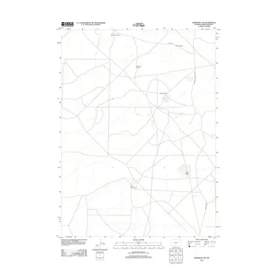 2012 Map of Dennison Cap, 2012 Print