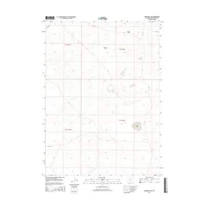 2015 Map of Dennison Cap, 2015 Print