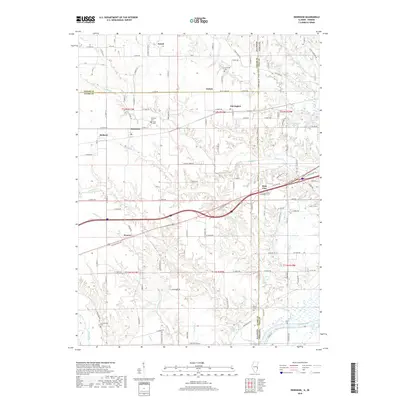 2018 Map of Dennison, 2018 Print