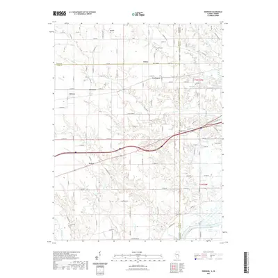 2021 Map of Dennison, 2021 Print