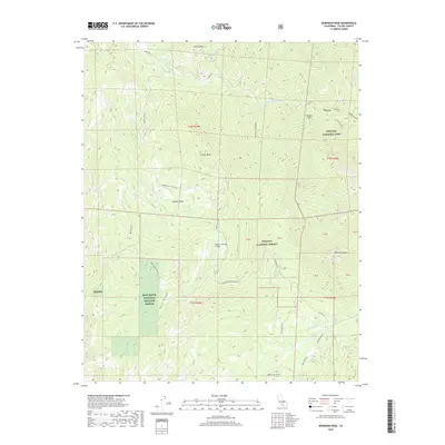 2018 Map of Dennison Peak, 2018 Print