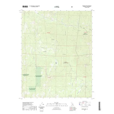 2021 Map of Dennison Peak, 2021 Print