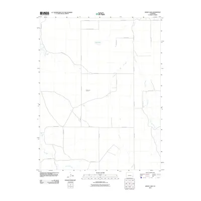 2010 Map of Denny Lake, 2010 Print