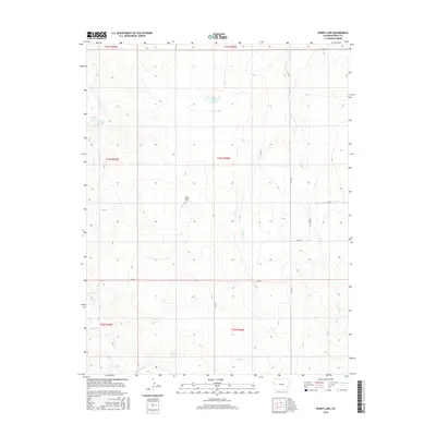 2016 Map of Denny Lake, 2016 Print