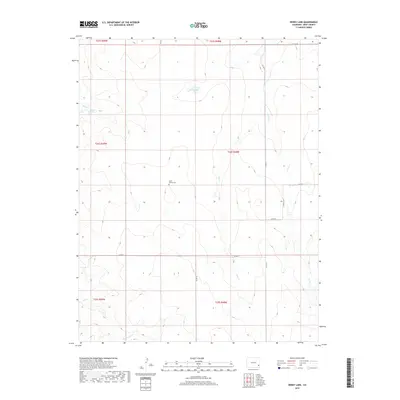 2019 Map of Denny Lake, 2019 Print