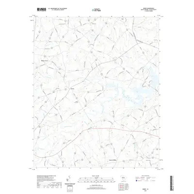 2020 Map of Denny, 2020 Print
