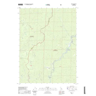 2021 Map of Denny, 2021 Print