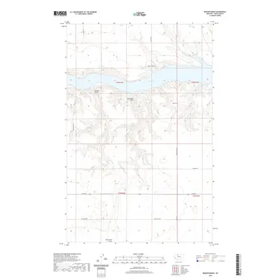 2020 Map of Denson Ranch, 2020 Print
