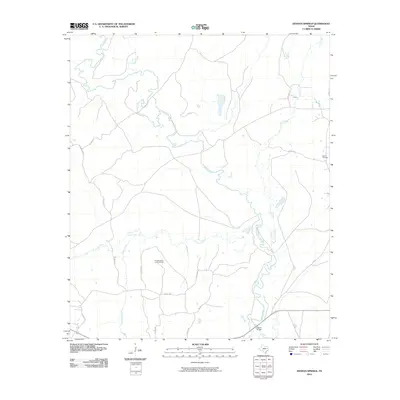 2010 Map of Denson Springs, 2010 Print