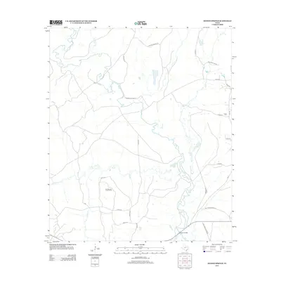 2013 Map of Denson Springs, 2013 Print