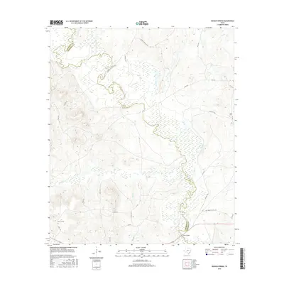 2016 Map of Denson Springs, 2016 Print