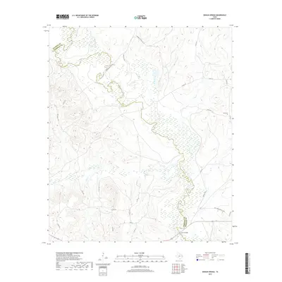 2019 Map of Denson Springs, 2019 Print