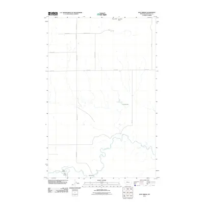 2011 Map of Dent Bridge, 2011 Print
