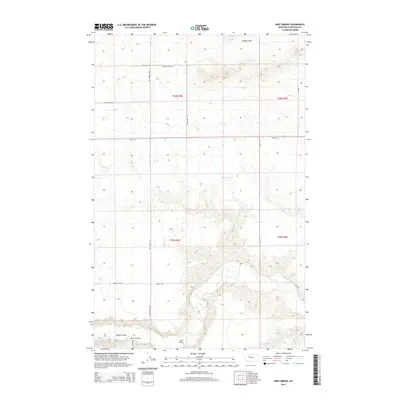 2014 Map of Dent Bridge, 2014 Print