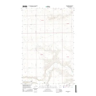 2017 Map of Dent Bridge, 2017 Print