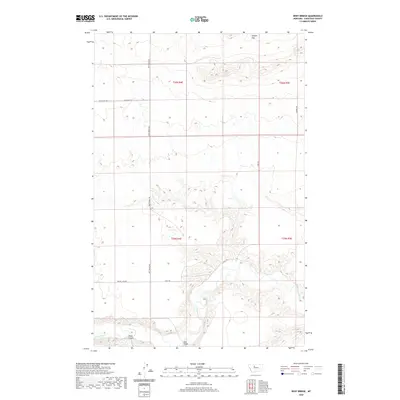 2020 Map of Dent Bridge, 2020 Print