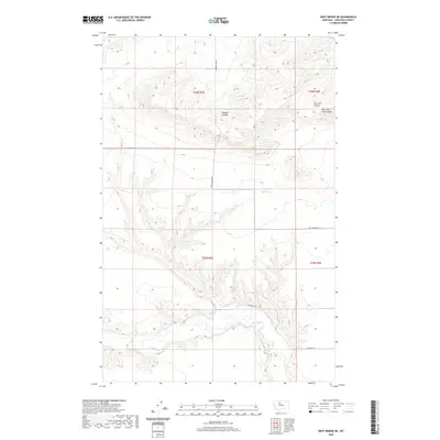 2020 Map of Dent Bridge NE, 2020 Print