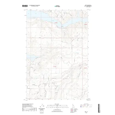2020 Map of Dent, 2020 Print