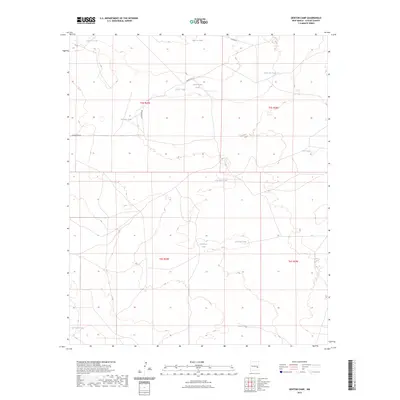 2023 Map of Denton Camp, 2023 Print