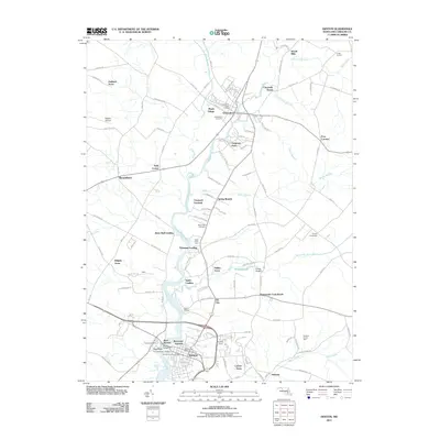 2011 Map of Denton, 2011 Print