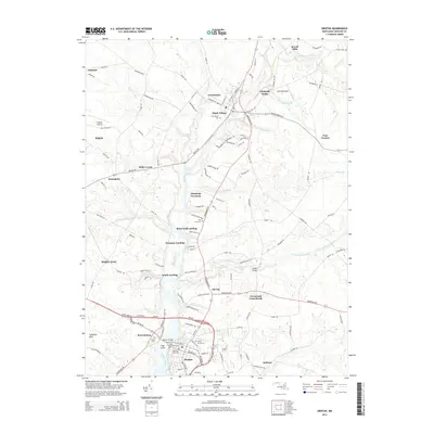 2014 Map of Denton, 2014 Print