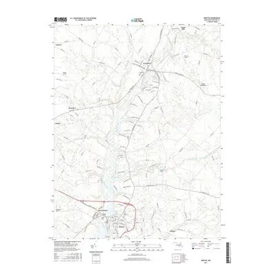 2017 Map of Denton, 2017 Print