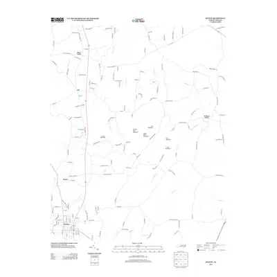 2013 Map of Denton, 2013 Print