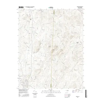2016 Map of Denton, 2016 Print