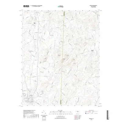 2019 Map of Denton, 2019 Print