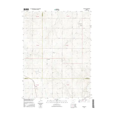2015 Map of Denton, 2015 Print